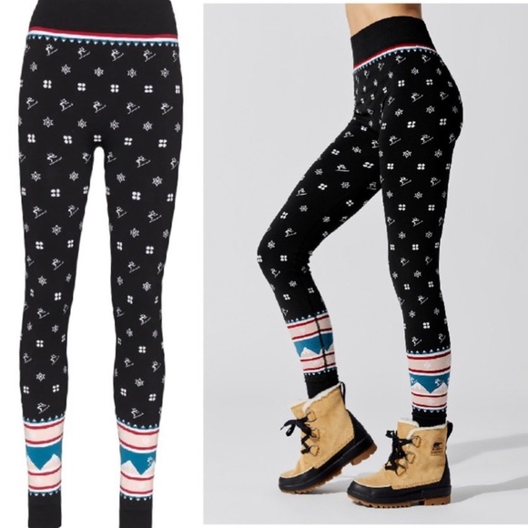 Sweaty Betty Pants - Sweaty Betty Fair Isle Ski Base Layer Legging